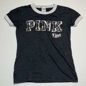 EUC Pink Bling Campus Tee Size XS
